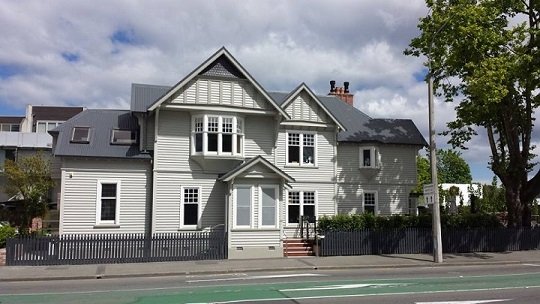 Exterior view of the building