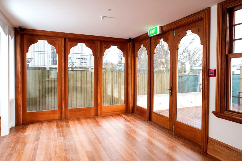 Interior view of the renovated building