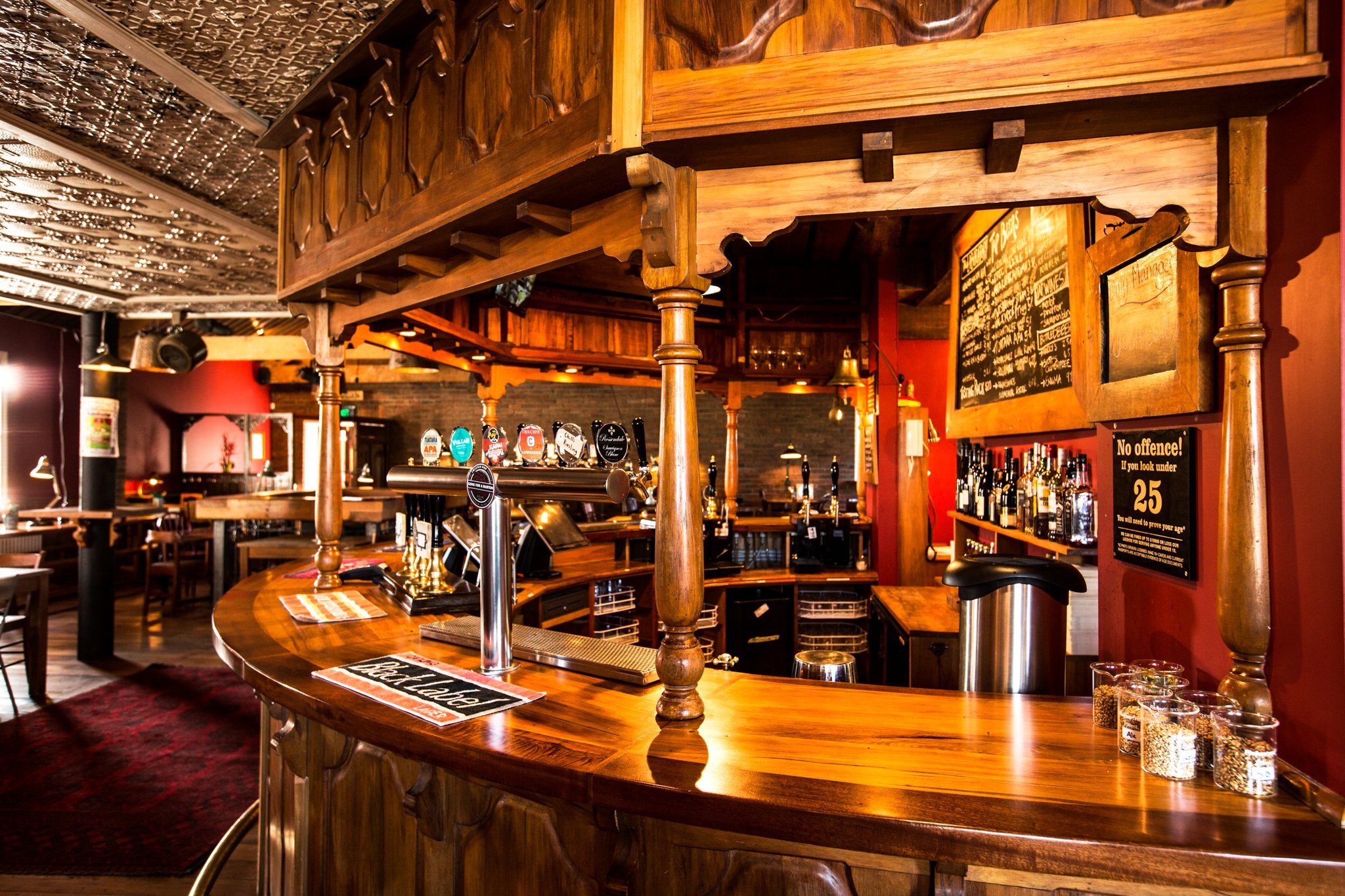 Interior view of the restaurant