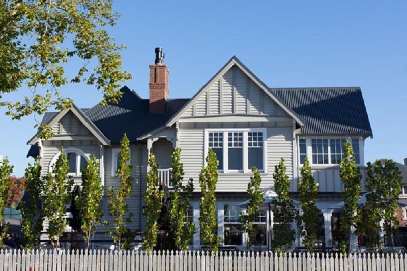 Exterior view of Harlequin House