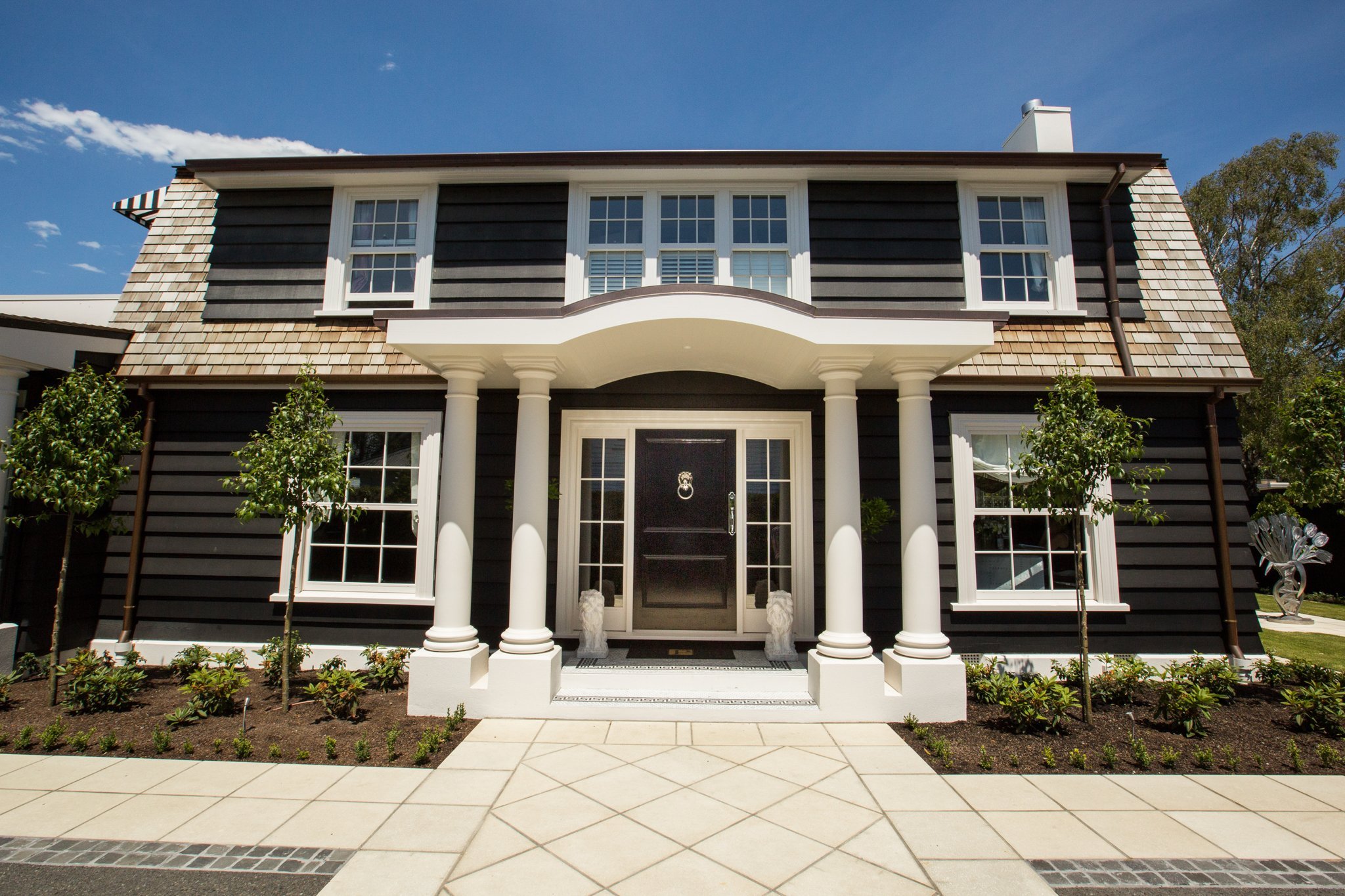 Exterior view of the renovated building