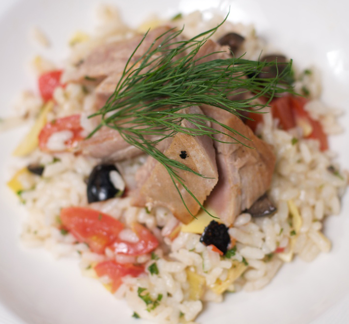 rice with vege