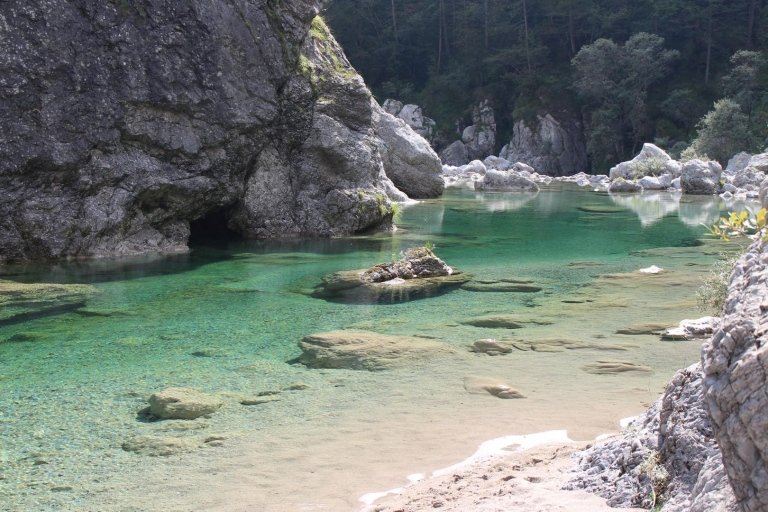 Pozze smeraldine Tramonti di Sopra Titol