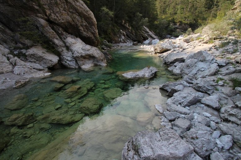 Pozze smeraldine Tramonti di Sopra Titol