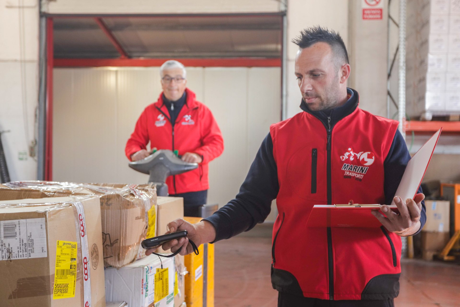 Prodotto pallettizzato Castellalto, TE Trasporti F.lli Marini
