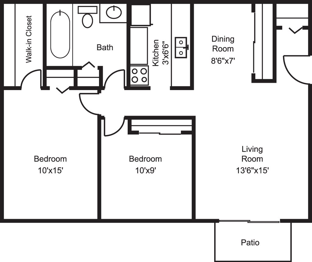 Floor Plans Village East Apartment Homes