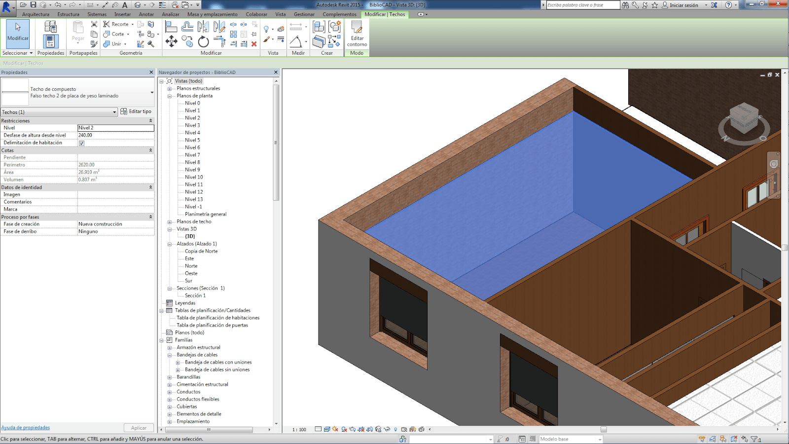 Falso Techo En Revit