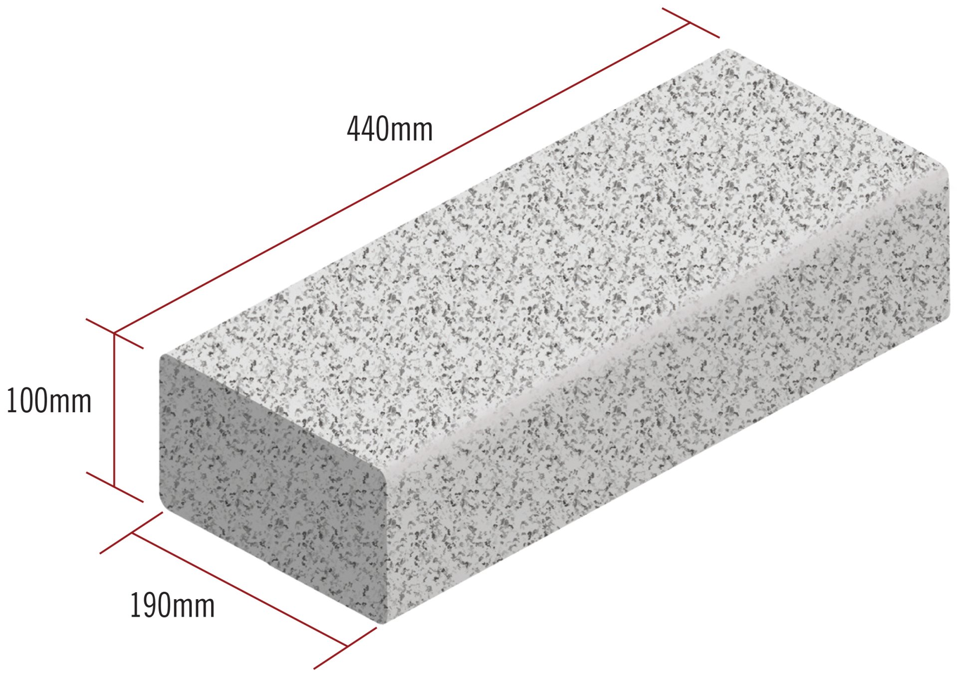 Stowell Concrete Concrete soap bar blocks 10.4N/mm²