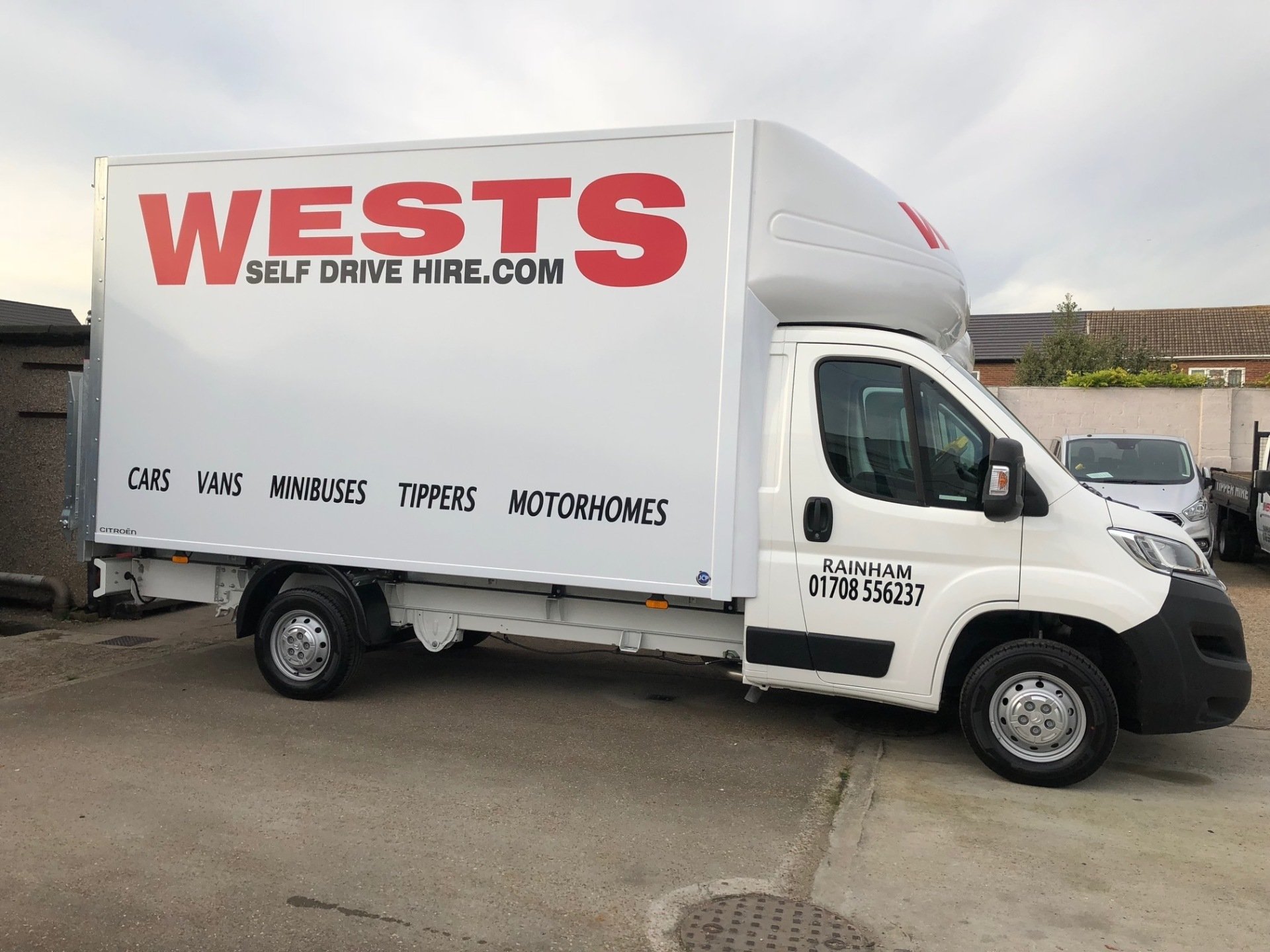 Luton Box Van with Taillift Hire in Essex From Wests Self Drive Hire
