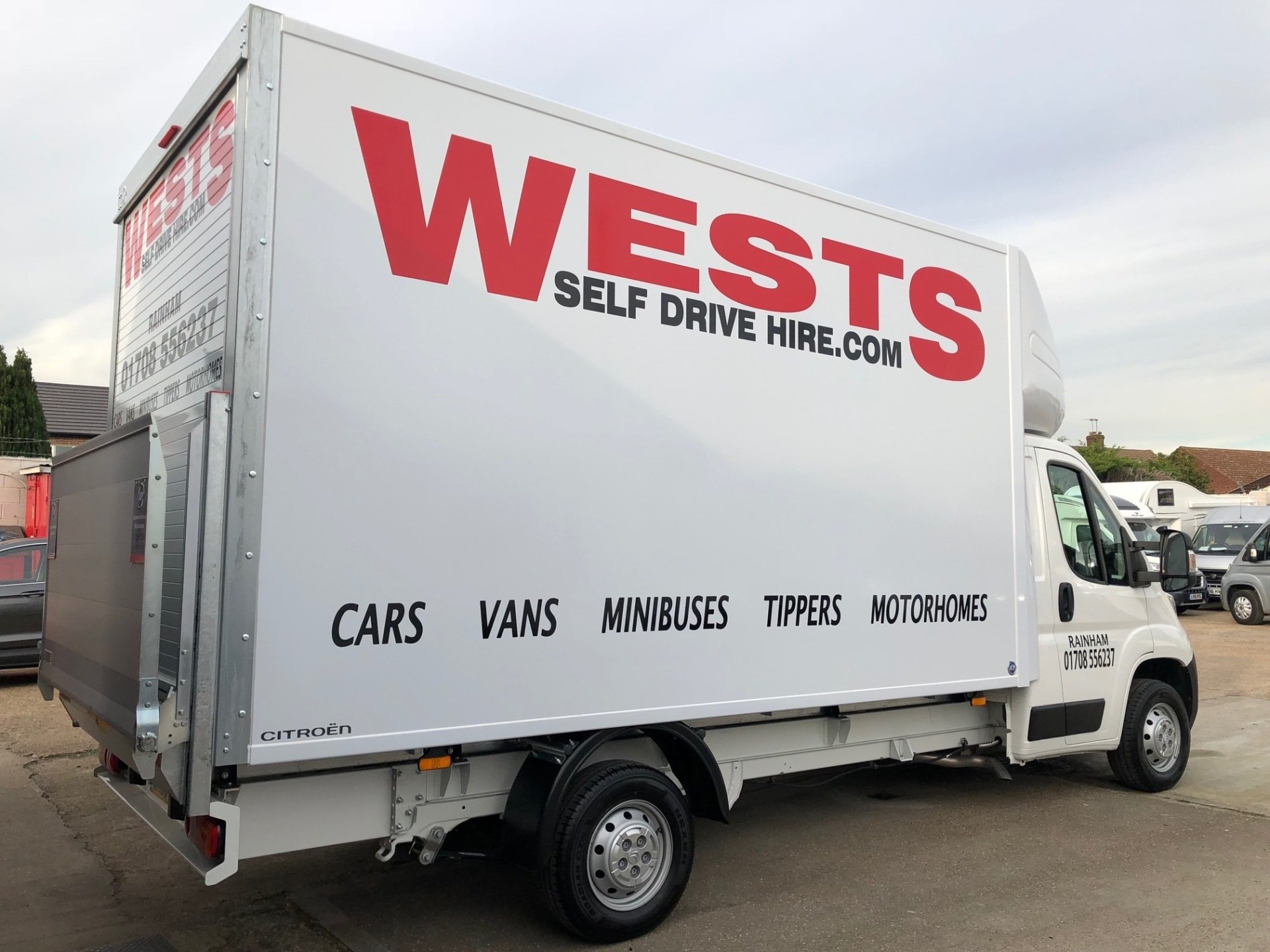 Luton Box Van with Taillift Hire in Essex From Wests Self Drive Hire