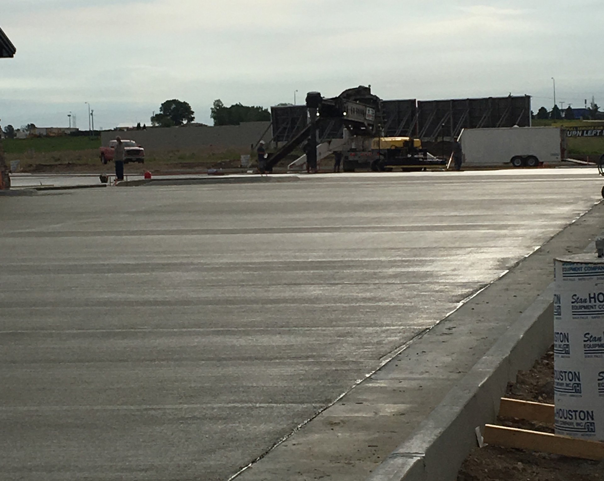 Concrete Parking Lot Watertown, SD B & E Concrete
