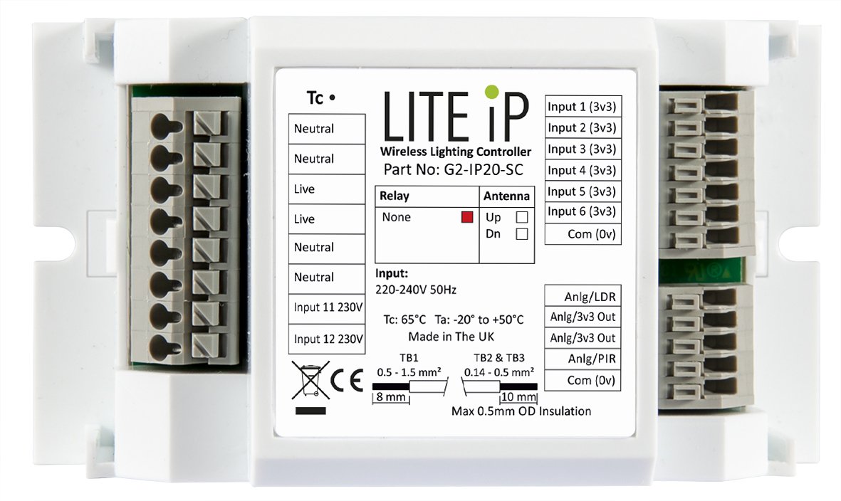 The simplest commercial wireless lighting control system