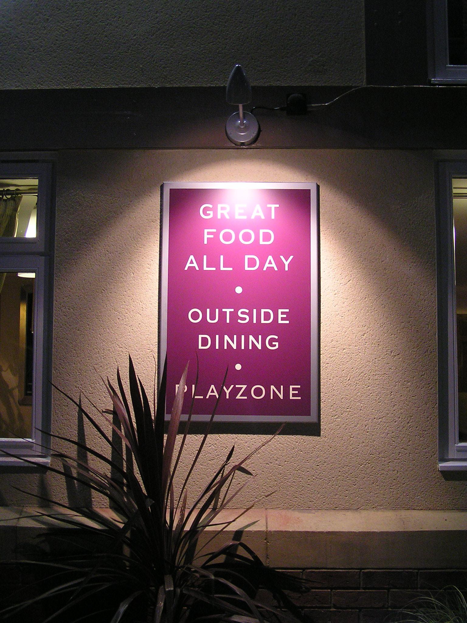 led light track sign lighting sign spot lighting watford hertfordshire