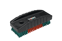 nagelborstel, 644052, stevige nagelborstel, Vikan, Vikan Transport, nagelborstel rood en groen, nagelborstel met rode en groene haren, handschrobber