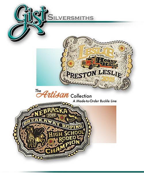 Gist Silversmiths Made in the USA Artisan Collection Award Buckles