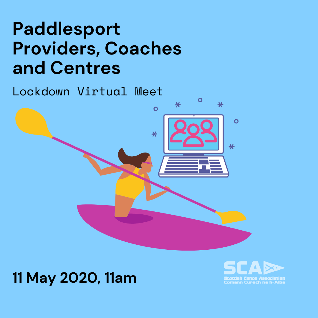 Paddlesport Providers, Coaches and Centres Lockdown Virtual Meet