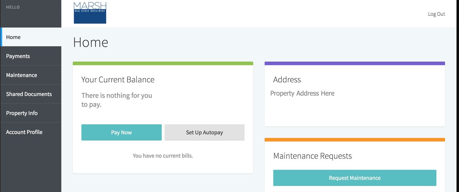 Tenant Portal Information Marsh Real Estate Investment Opelika, AL