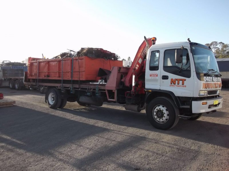Scrap Metal Recycling Nowra Tilt Tray & Crane Truck Hire