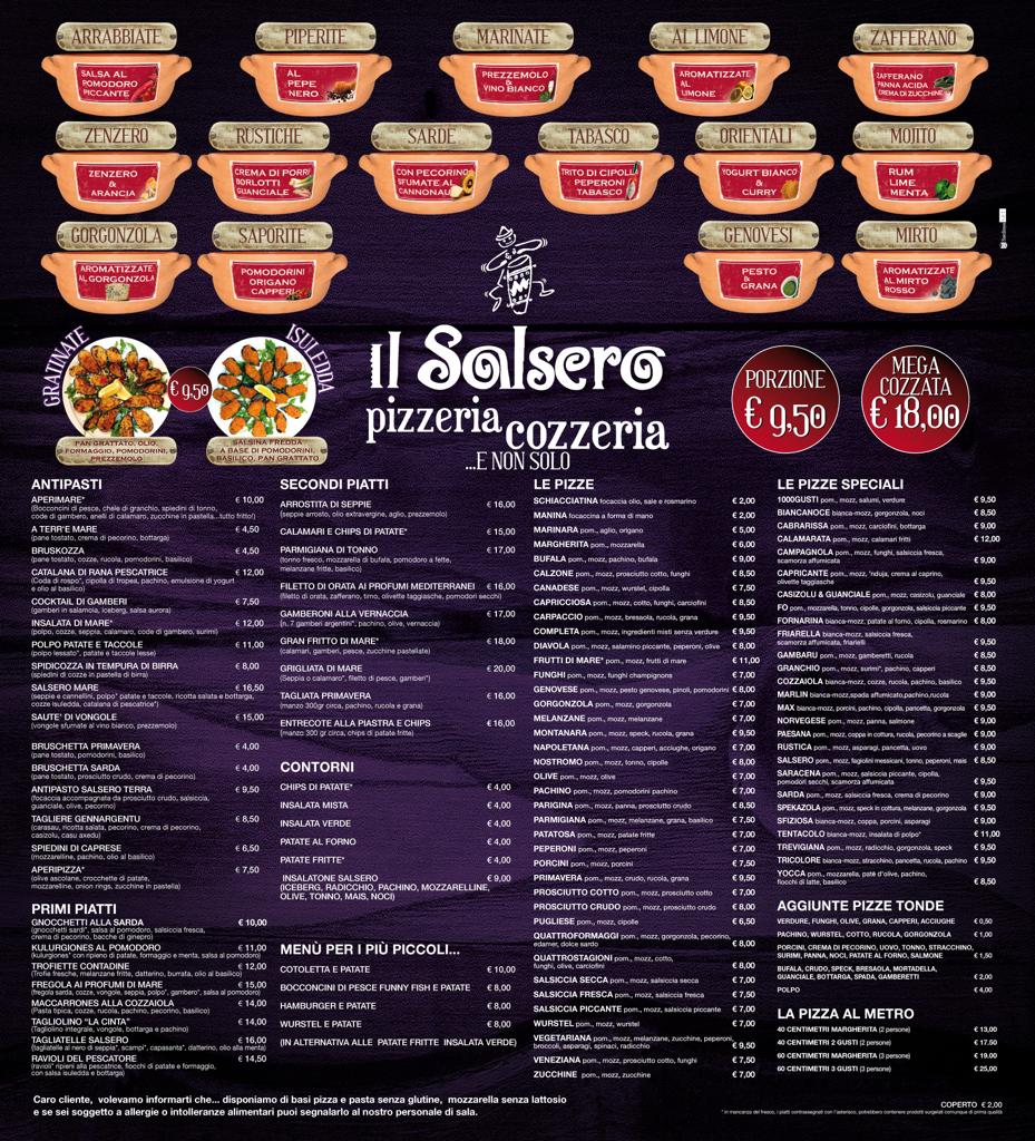 Pietanze genuine I San Teodoro, OT Pizzeria Il Salsero