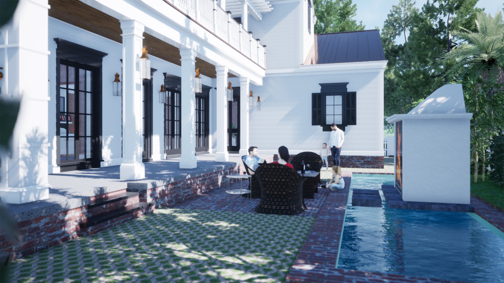 Patio Prototype Prototype Home | Gregory John Burke | Architect, PA