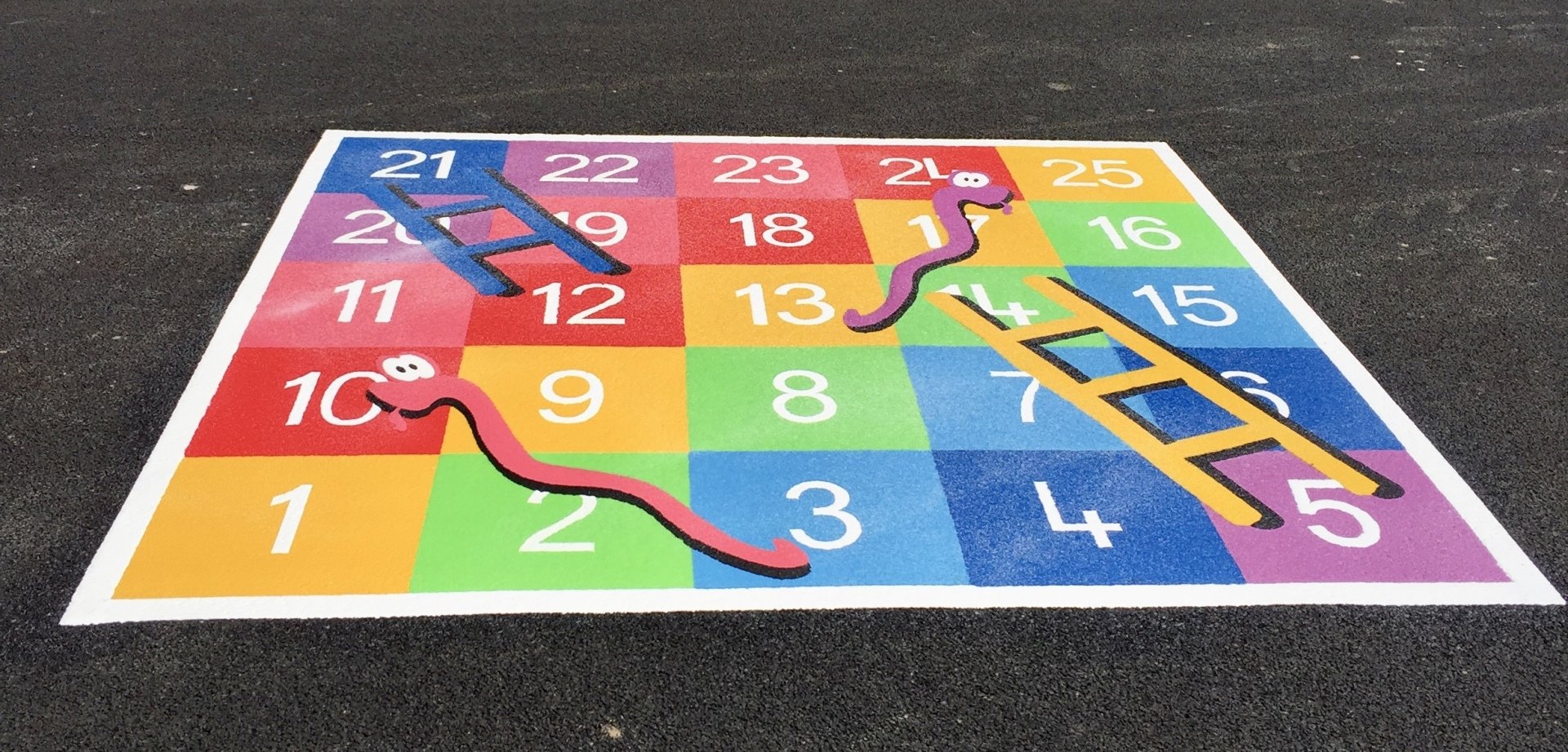 Playground Markings for fun, games, education and roadways.
