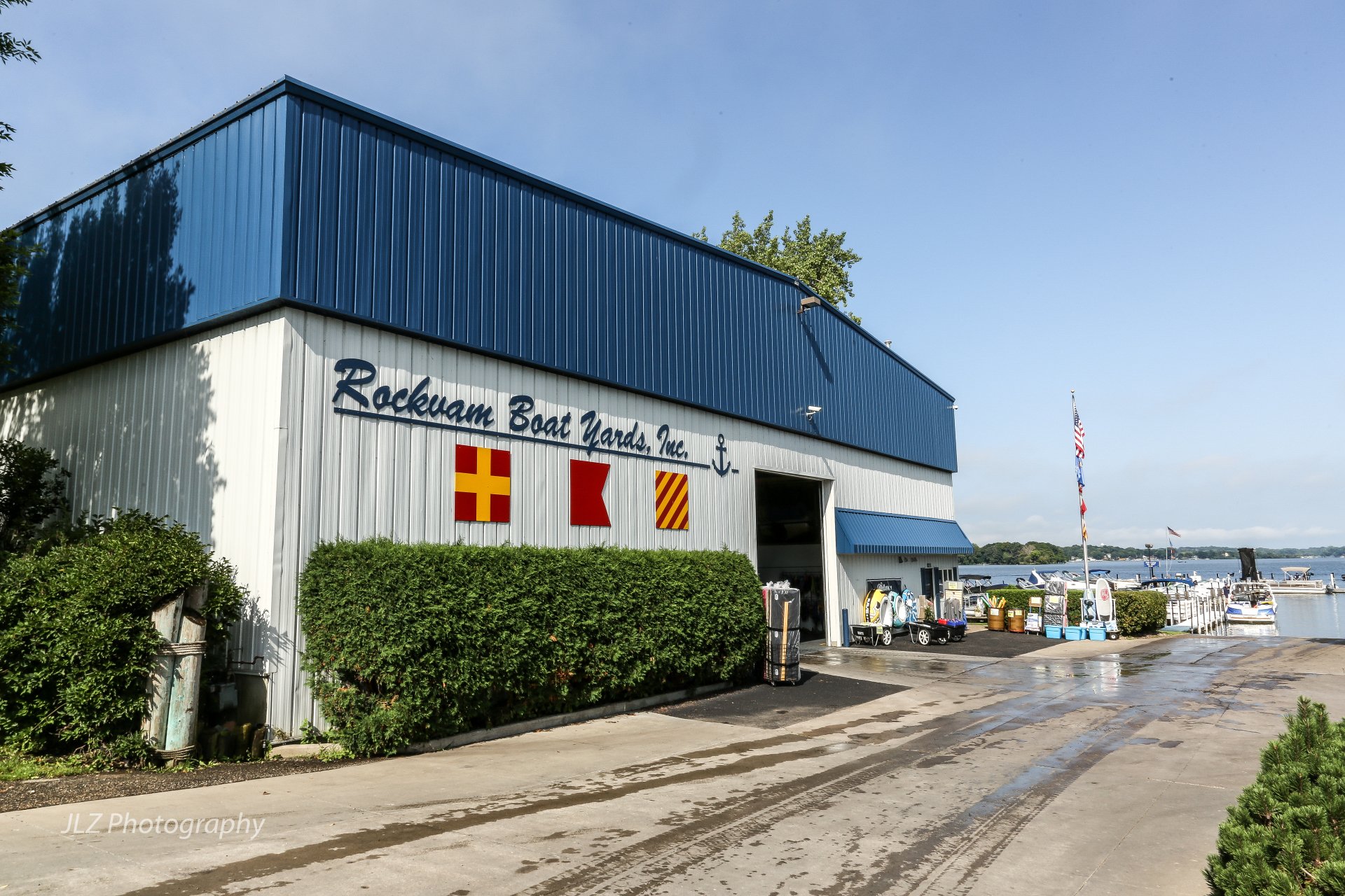 Lake Boat, Slip, Dry Stack with Rockvam Boat Yards, Inc.