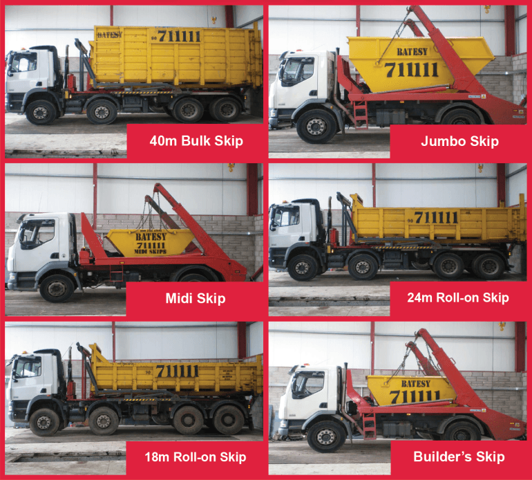 Batesy Skip Hire, local skip hire company in Belfast