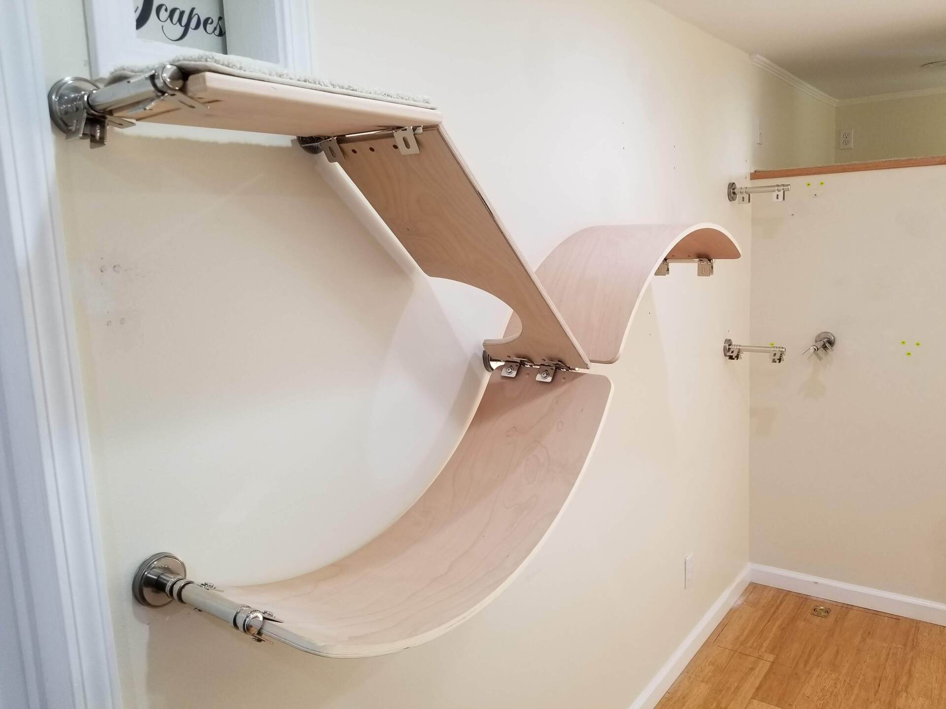 Curved Cat Shelves