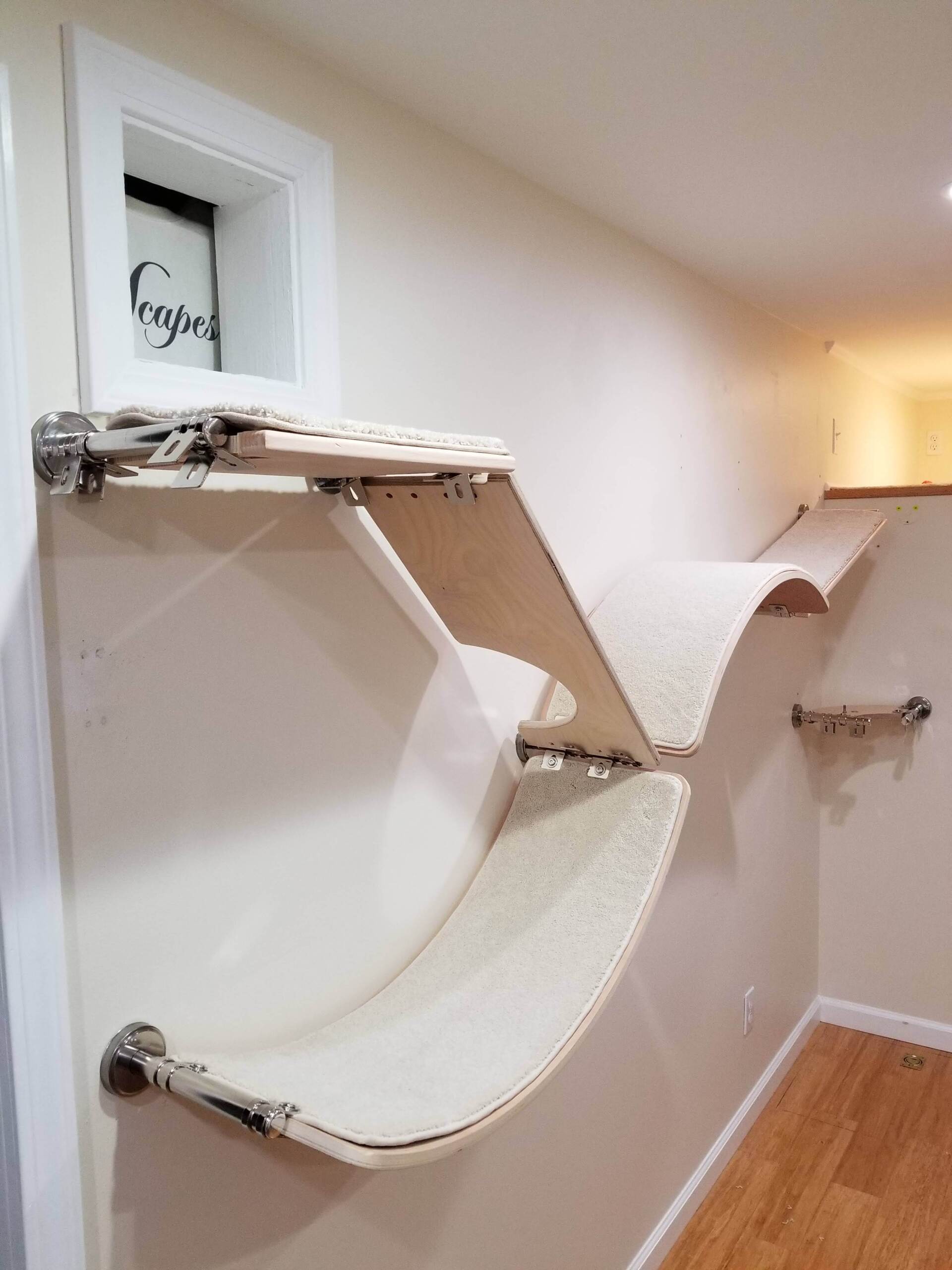 Cat Shelves modern, modular, easy to customize and install