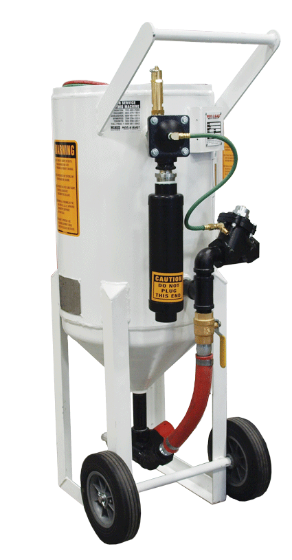 3.5 cu. ft. portable sandblasting machine