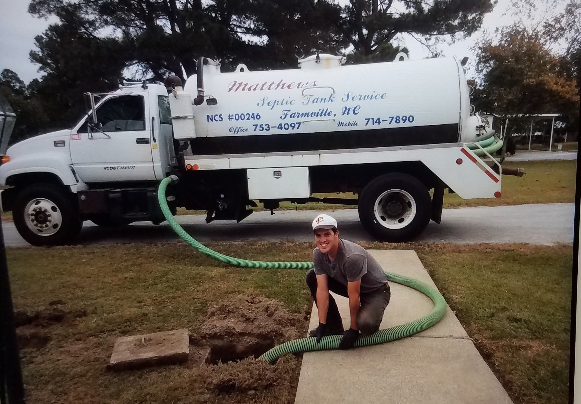 Septic Tank Cleaning & Pumping Farmville, NC Matthews Septic Tank LLC
