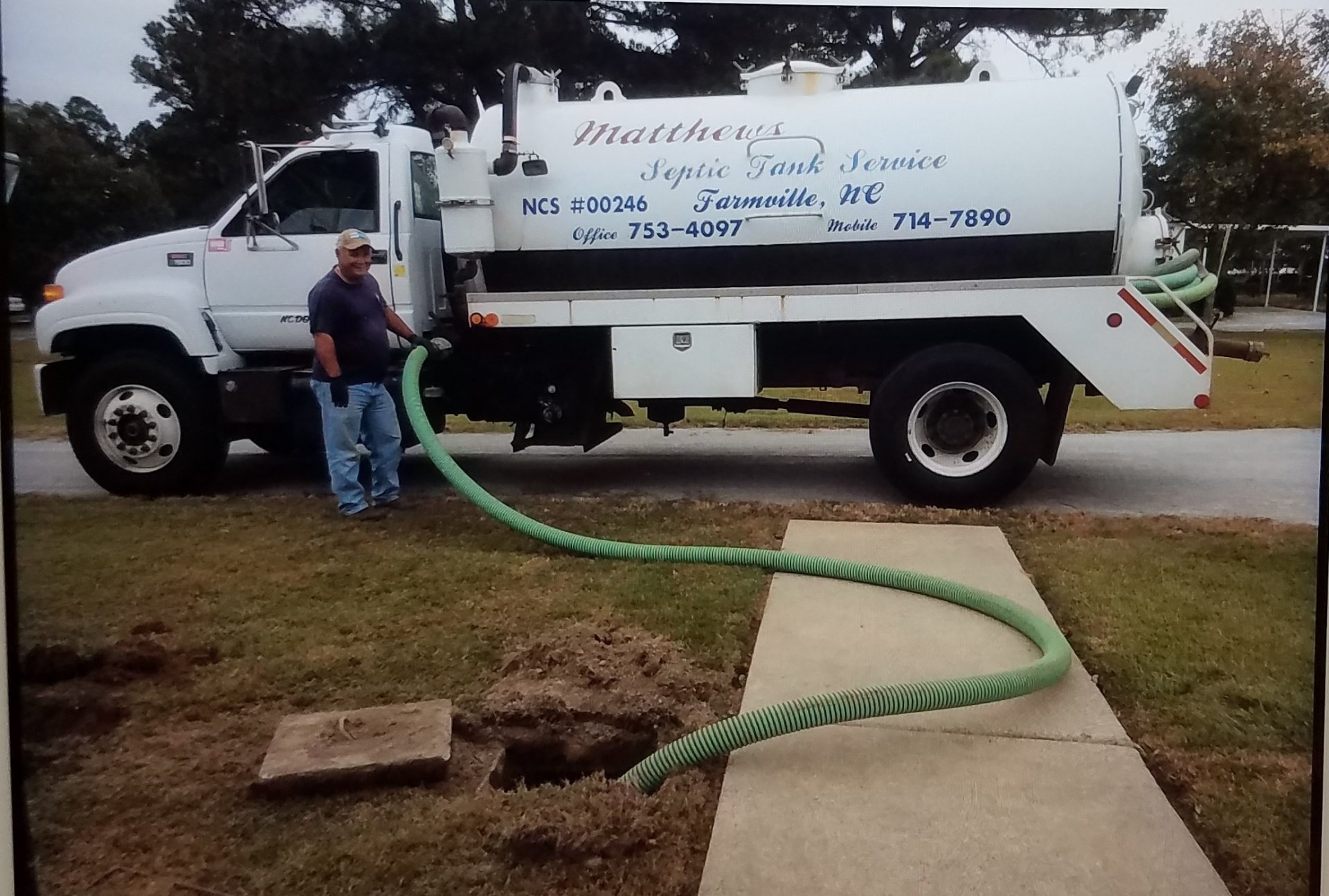 Septic Tank Cleaning Greenville & Tarboro, NC Wilson & Farmville, NC