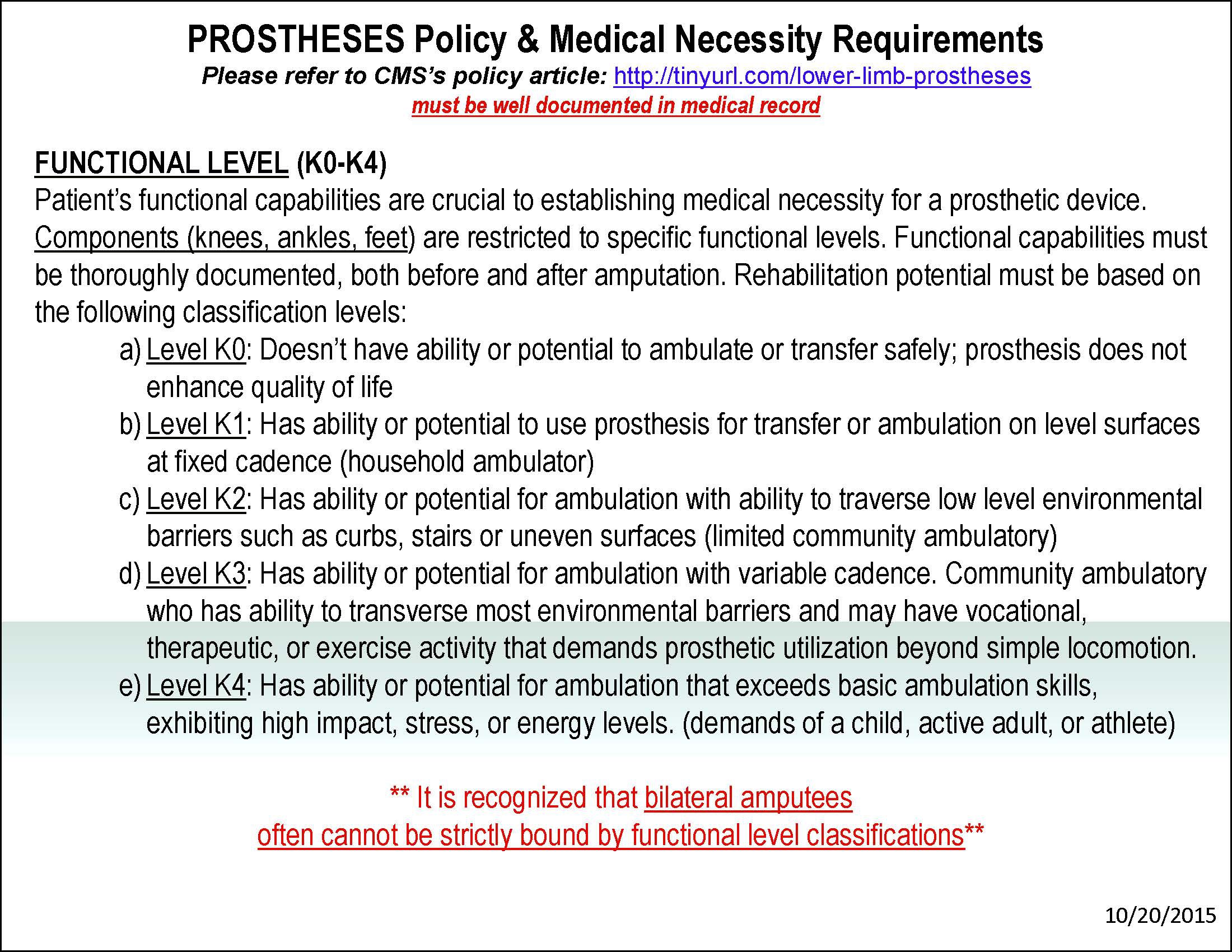 Physician Forms Northern Care Inc., Prosthetics & Orthotics