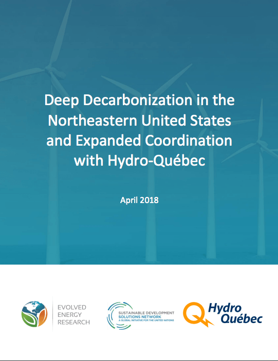 Deep Decarbonization In The Northeast United States And Expanded Coordination With Hydro Quebec