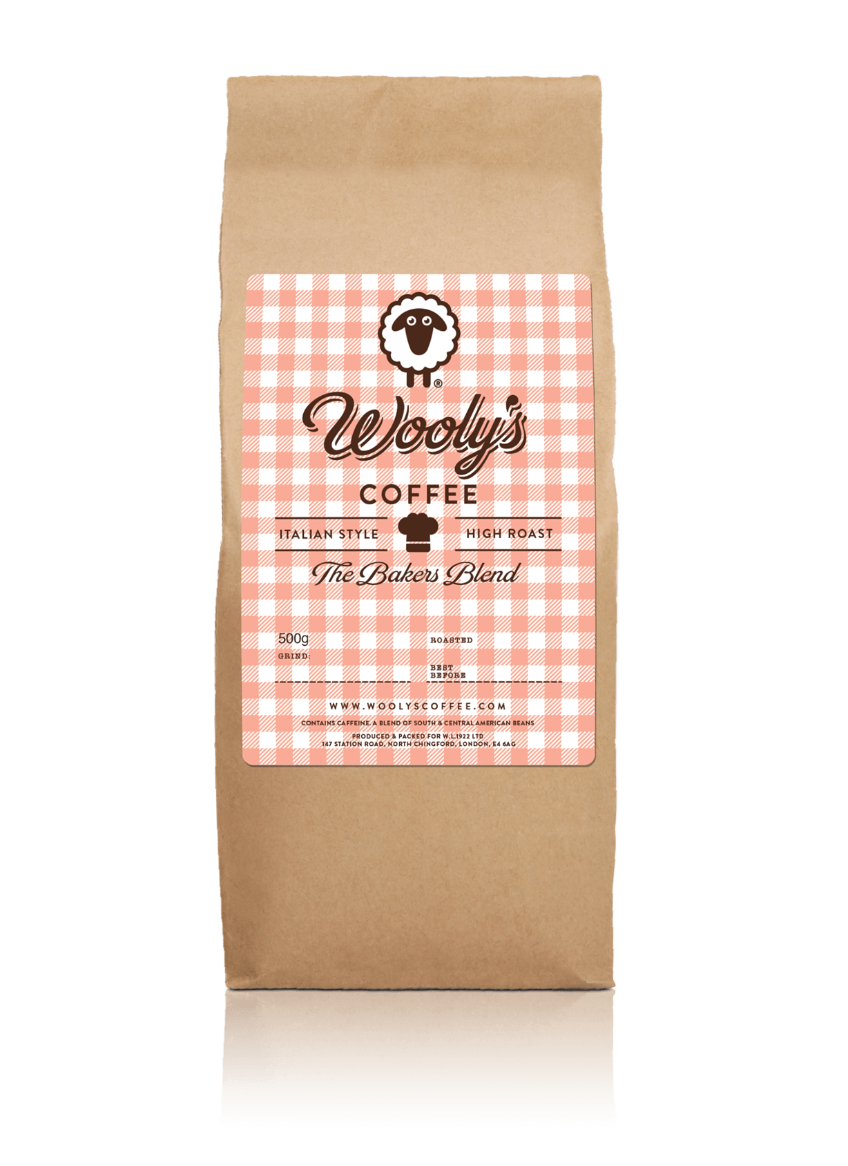 Wooly's Fresh coffee roasted in a traditional drum roaster in small ...