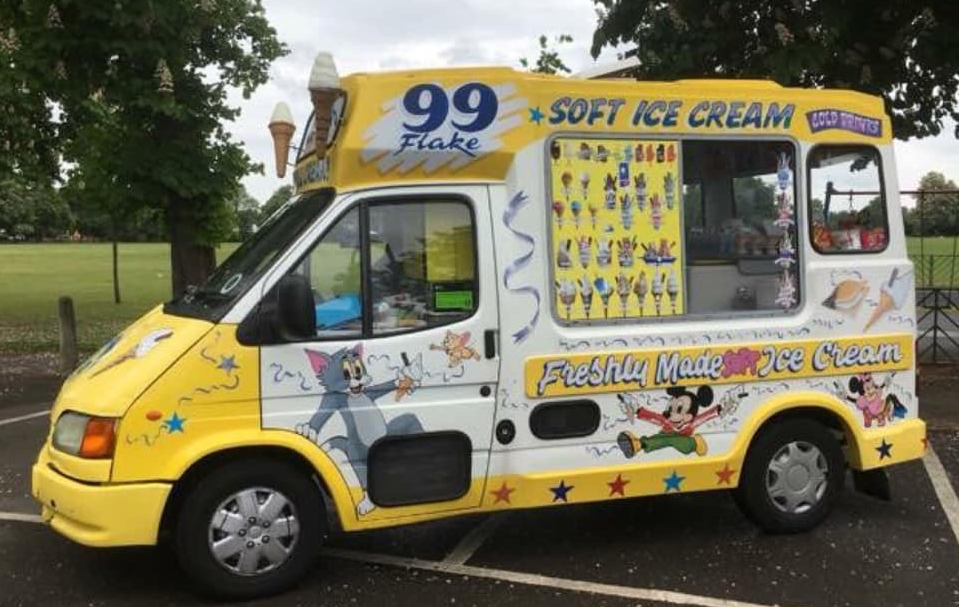 Ice Cream Van Hire Colchester and hot waffle delivery in colchester