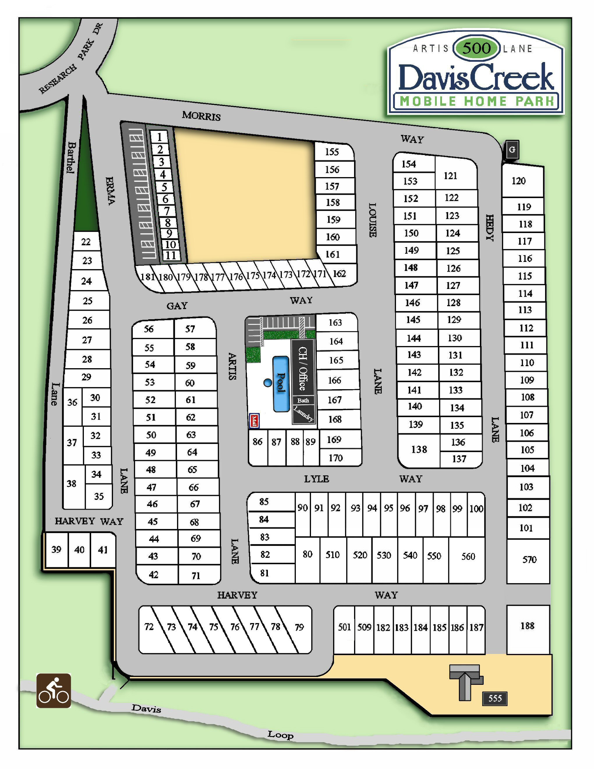 Davis Creek Mobile Home Park Amenities