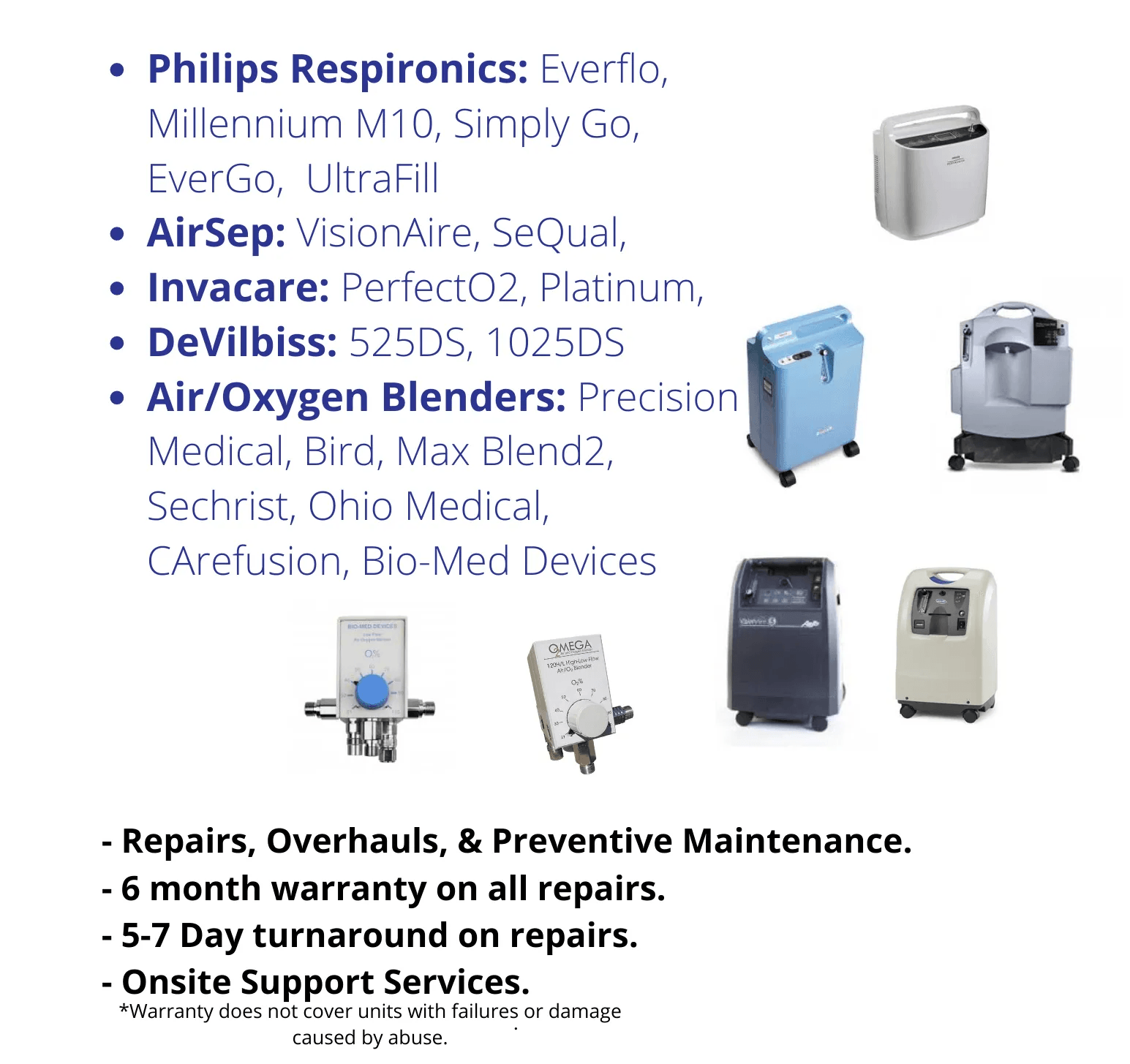 iServe Biomedical Houston, TX Oxygen Concentrators