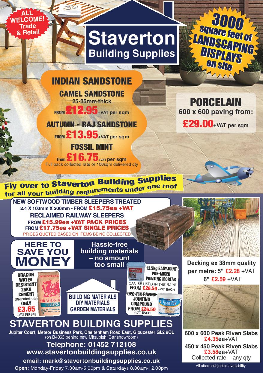 building requirements in gloucestershire construction supplier flyer
