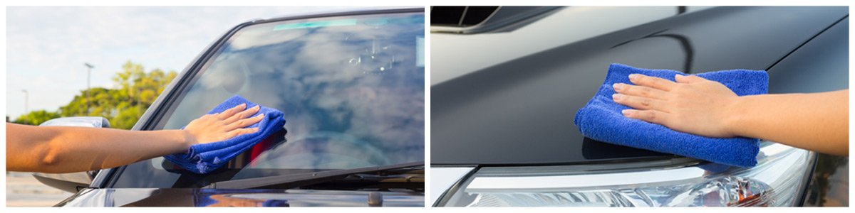 magi car care wiping car