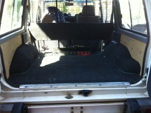 Interior view of a car