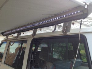 roof top storage solution in a car