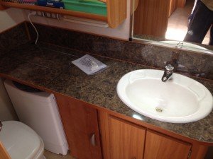 bathroom counter top