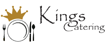 kings catering branding logo
