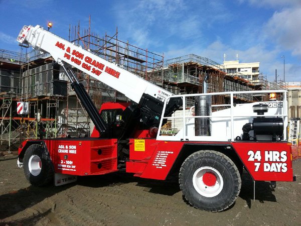 crane at construction site