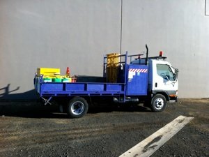 vermeer support truck