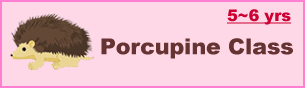 Preschool classes ages 5-6 Porcupine