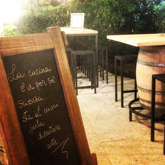 Motto di benvenuto all'Antica Trattoria Miravalle in provincia di Brescia