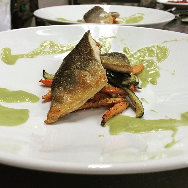 Piatto di pesce di lago