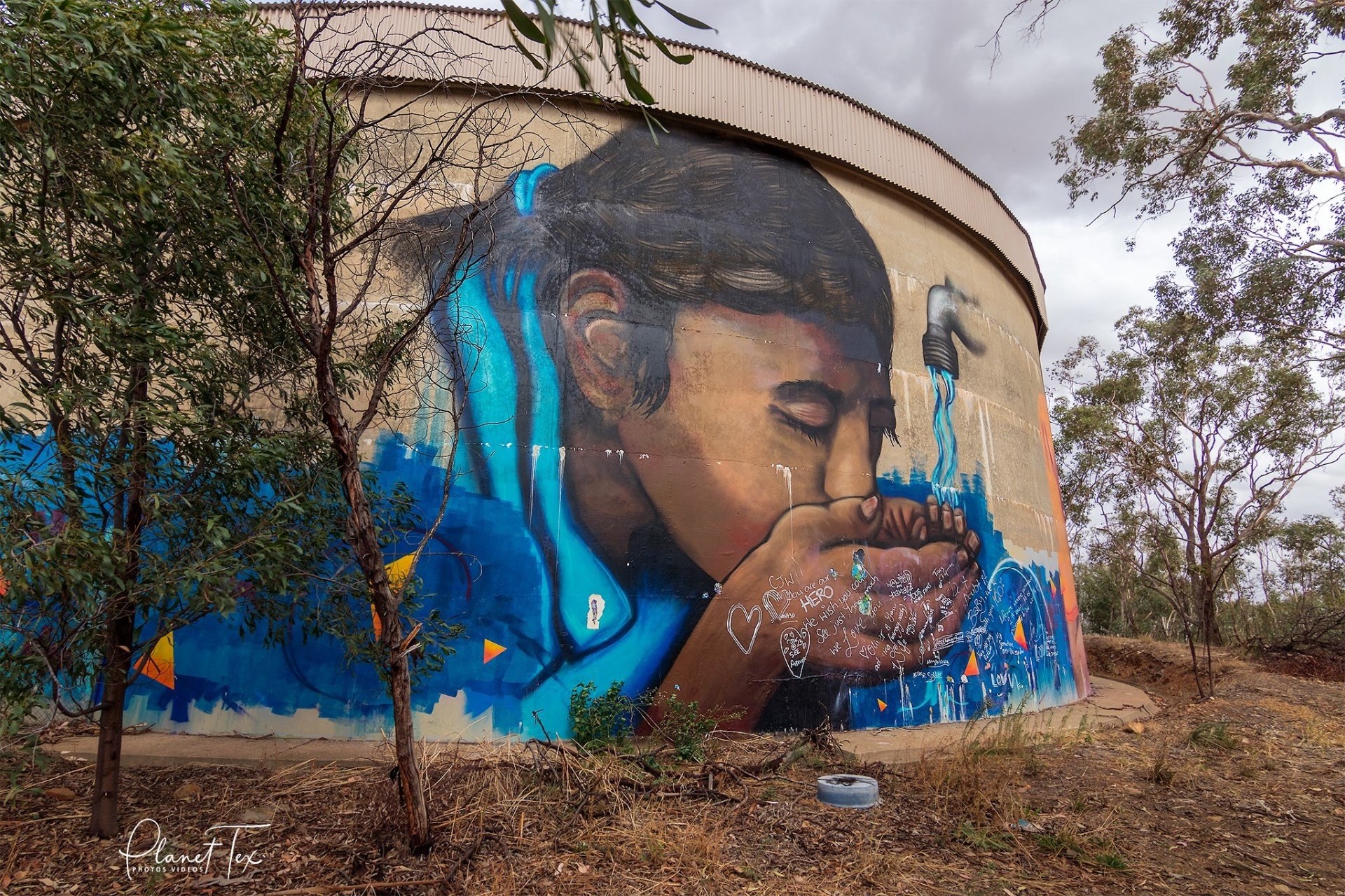 Wagga Wagga Water Tank Art